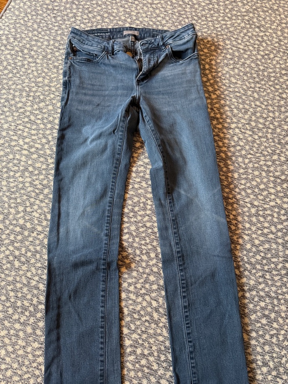 DL1961 Dark Wash Straight-Leg Jeans